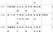 苏州太湖国家旅游度假区香山实验小学2023-2024学年第二学期第二周菜单
